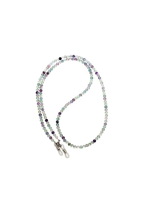rainbow safety Cordon de Lunettes Porte-Lunette Pierre Naturelle Agate Amethyste Oeil de Tigre Amazonite Quarz Lapis Lazuli M