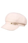 Casquette Gavroche Femme Chapeau de Soleil Respirant Chapeau de Gavroche Newsboy Cap pour Printemps et été Casquette Solide C