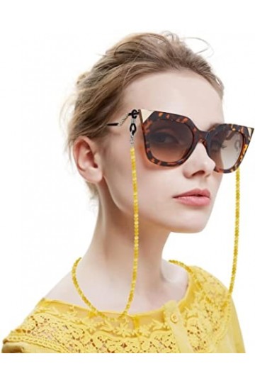 REVAHI Chaînes de Lunettes Longes Cordon de Lunettes Chaîne de Lunettes Porte-Lunettes Universel Sangle Anti-Skid Lunettes Po