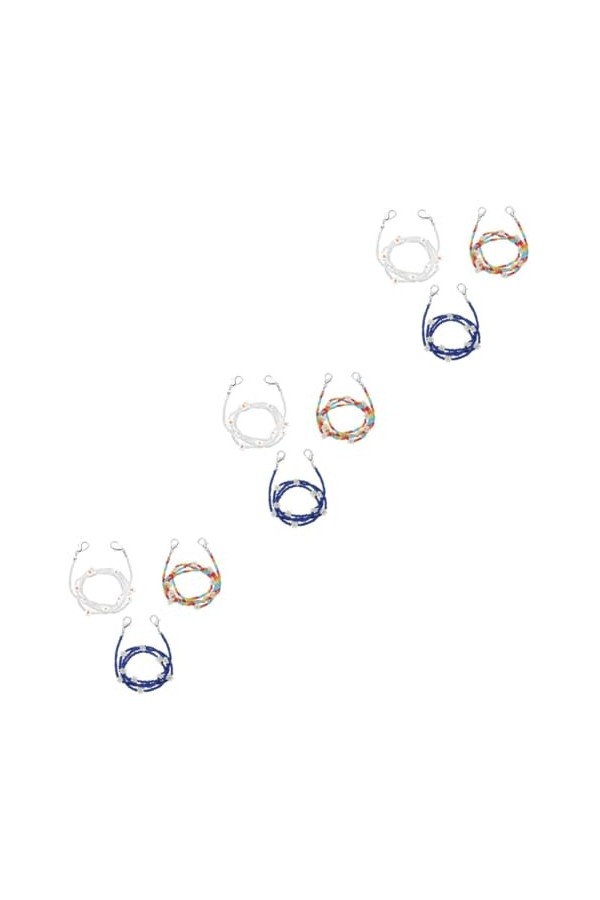 GALPADA 9 Pièces Chaîne De Masque En Marguerite Porte-Lunettes Autour Du Cou Chaînes Suspendues Chaîne De Lunettes En Métal A