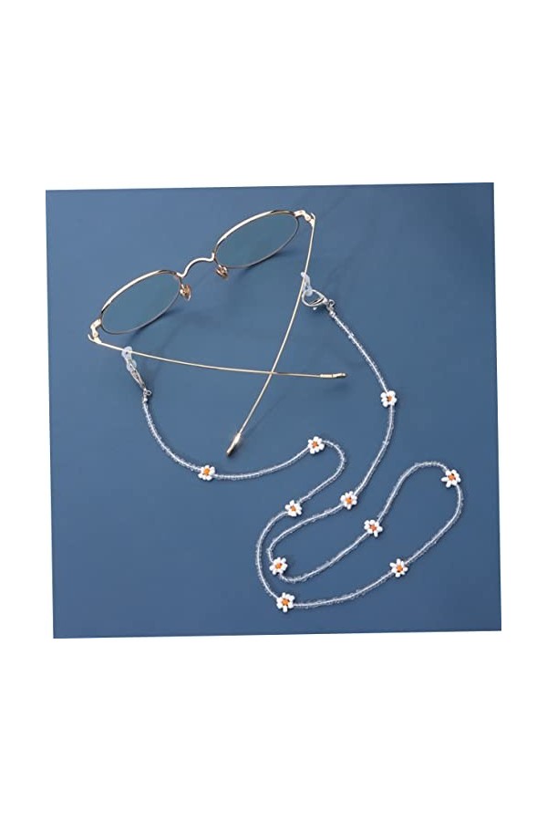 GALPADA 9 Pièces Chaîne De Masque En Marguerite Porte-Lunettes Autour Du Cou Chaînes Suspendues Chaîne De Lunettes En Métal A