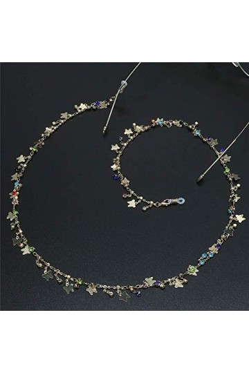 GYC Personnalité Multicolore Cristal Perlé Chaîne De Lunettes Sangle De Retenue De Lunettes De Soleil Cordon De Spectacle Lan