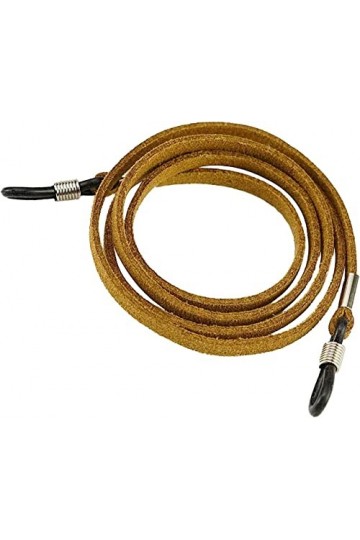 REVAHI Sangle de Lunettes en Cuir Cordon de Lunettes Chaîne de Lunettes de Soleil élastique Porte-chaîne de Lunettes de Lectu