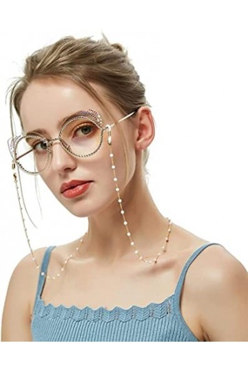 REVAHI Chaîne de Lunettes Simple Lunettes de Soleil Porte-Sangle Longe s chaîne de retenue de Lunettes pour Femmes Filles