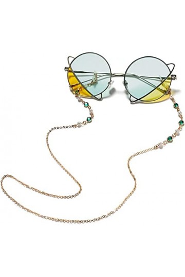 REVAHI Chaîne de Lunettes Chaîne de Porte-Lunettes StFace pour Femme