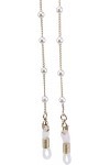 DSFEN Perle Lunettes chaîne Sangle Support de Lunettes de Soleil lanière Collier Porte-Lunettes Lunettes de Soleil Cou Cordon