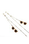 Chaîne de lunettes pour femme Chaînes de lunettes pour femmes Cordons de lunettes Sangle de support de lunettes de soleil San