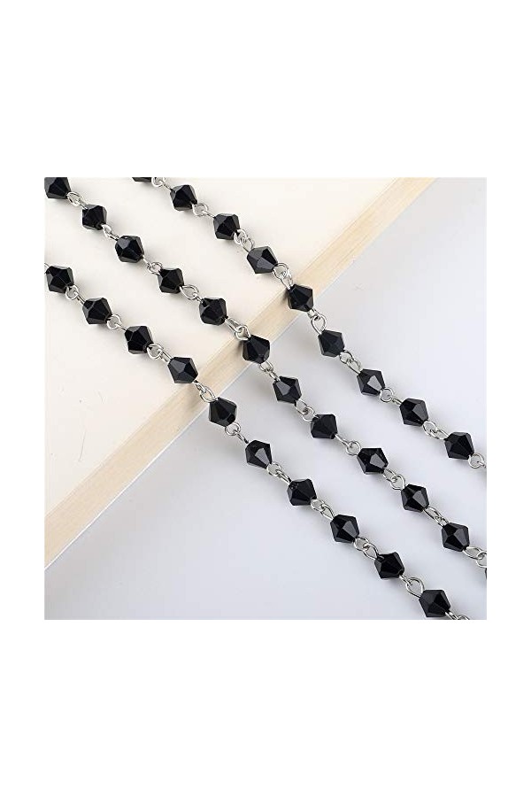 GALSOR Chaînes et cordons de lunettes Lunettes chaîne de cristal Lunettes Lunettes anti-dérapantes chaîne Lunettes Bracelet R