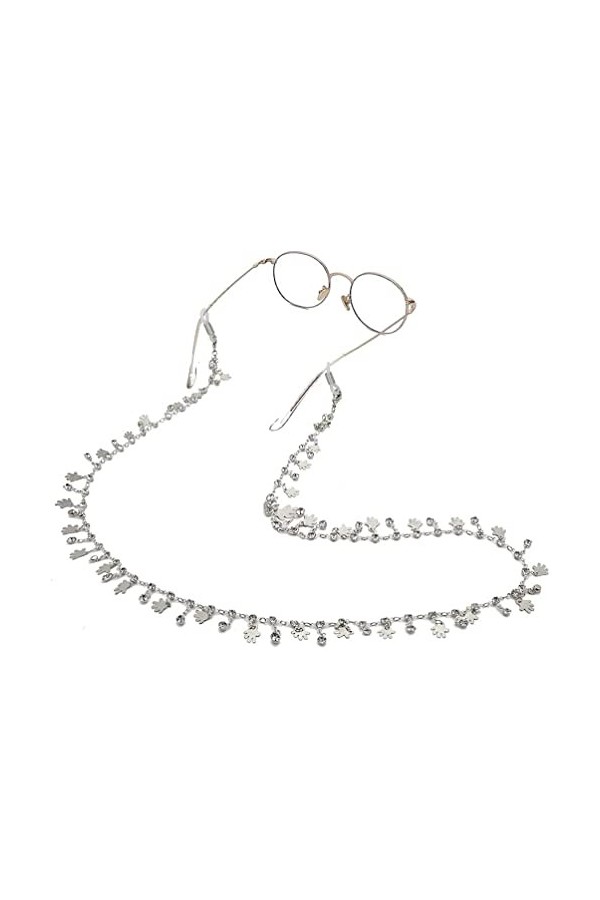 REVAHI Chaîne de Lunettes en cuivre pour Femmes, Sangles de Porte-Lunettes, Lunettes de Soleil, Cordon avec décoration