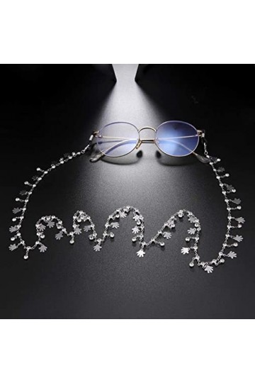 REVAHI Chaîne de Lunettes en cuivre pour Femmes, Sangles de Porte-Lunettes, Lunettes de Soleil, Cordon avec décoration