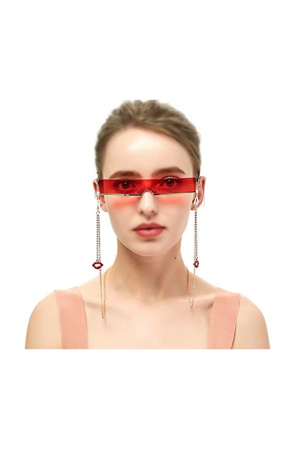 FOUNCY Chaîne de Lunettes Lunettes de Soleil Sangles Cordons Chaîne de Lunettes Sangle Cou Cordon Lunettes Chaîne Non-Slip Ch