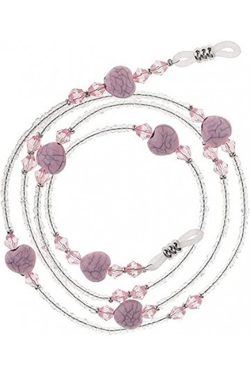 DSFEN Lunettes de Lecture Porte-Cordon perlé Lunettes de Soleil chaîne Porte-Lunettes Sangle Lunettes retenue Longe chaîne 75