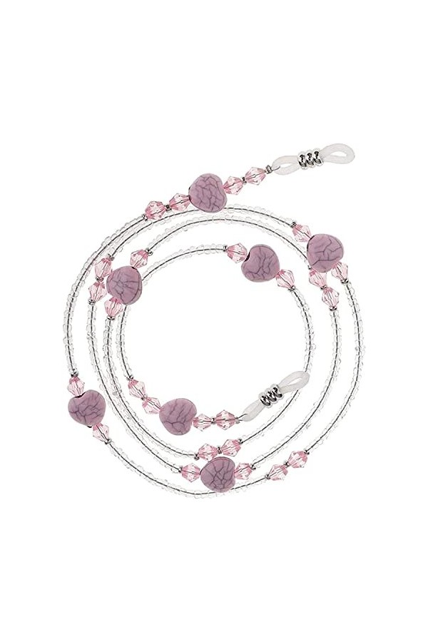 DSFEN Lunettes de Lecture Porte-Cordon perlé Lunettes de Soleil chaîne Porte-Lunettes Sangle Lunettes retenue Longe chaîne 75