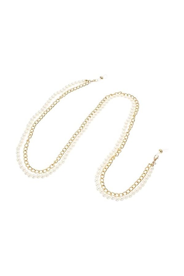 LURROR Chaînes de Lunettes de Lunettes pour Femmes chaînes Simples à Double Couche chaînes de Porte-Lunettes de retenue de Lu