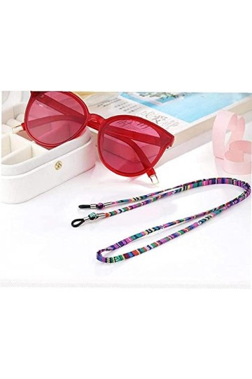 DSFEN Porte-Lunettes en Coton Collier Lunettes chaîne Lunettes de Soleil Sangle Femmes lanière retenue de Lunettes
