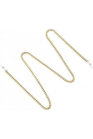 DSFEN Mode Lunettes Sangle chaîne de Lunettes Or Lunettes de Soleil Support Sangle Anti-dérapant Lunettes retenue Longe pour 