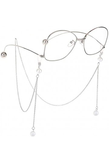 HAOLI Lunettes Chaîne Perles Perle Lunettes Chaîne Collier Retenue Cordon Corde pour Femmes Lunettes Lunettes Lunettes Corde 