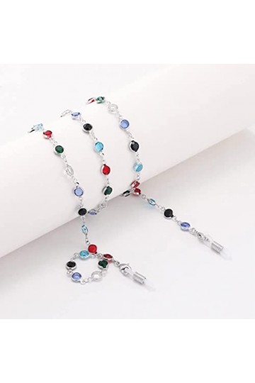 Chaîne de Lunettes, Chaîne de Sangle de Cou de Lunettes pour Femmes ed Chaînes de Lunettes de Soleil Cordon de Sangle de Lune