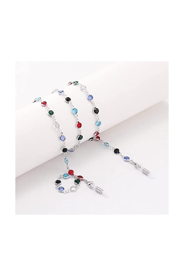 Chaîne de Lunettes, Chaîne de Sangle de Cou de Lunettes pour Femmes ed Chaînes de Lunettes de Soleil Cordon de Sangle de Lune