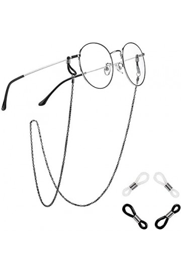 HaoLi Lunettes chaîne Lunettes Porte-Lunettes de Soleil Lunettes Cordons Sangle Lunettes de retenue avec lanière antidérapant