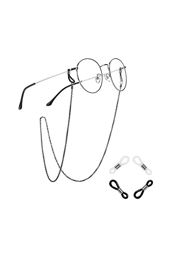 HaoLi Lunettes chaîne Lunettes Porte-Lunettes de Soleil Lunettes Cordons Sangle Lunettes de retenue avec lanière antidérapant