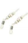 DSFEN Chaîne de Lunettes, chaîne de Lunettes de Soleil en Perles de Perles, Porte-Cordon de chaîne de Lunettes de Lecture