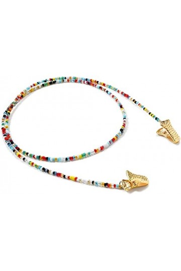 REVAHI Lunettes de Lecture retenue Porte-Lunettes Sangle chaîne de Lunettes avec Clip pour Femme