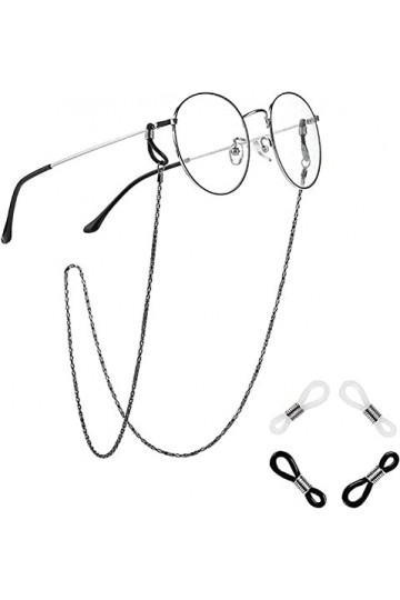 DSFEN Chaîne de Lunettes Lunettes de Soleil Porte-Lunettes Lunettes Cordons Sangle Retenue de Lunettes avec Corde Anti-dérapa