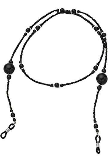 DSFEN Porte-chaîne de Lunettes perlé Anti-dérapant Lunettes de Soleil retenue Autour du Cou Cordon Corde retenue Accessoires 