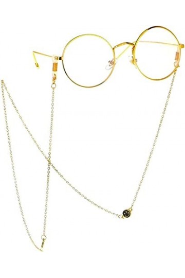 DSFEN Lunettes chaîne Sangle Lunettes chaîne chaîne Anti-Perte pour Les Femmes Lunettes de Soleil Porte-Sangle lanières Anti-
