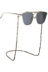 HAOLI Lunettes de Soleil en Forme de chaîne avec chaîne de Cou, Lunettes en Corde