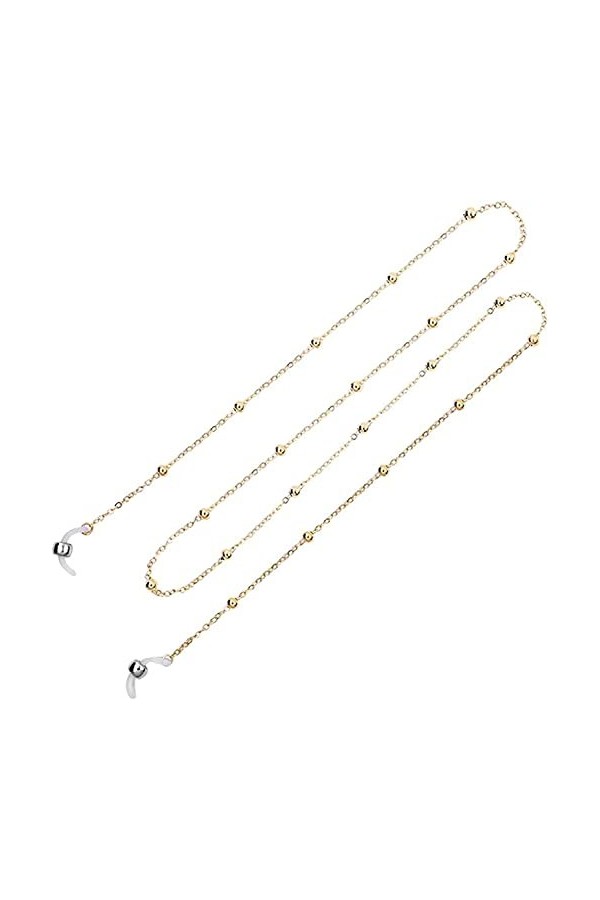 DSFEN Femmes Lunettes de Soleil Sangle Style littéraire chaîne de Lunettes Suspendu Cou Lunettes chaîne Lunettes Support Sang