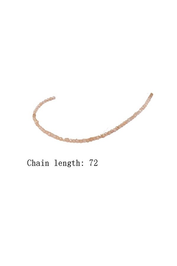 SBTRKT 2 morceaux de chaîne de lunettes en pierre naturelle de 4 mm, robuste, petite et belle, tendance, antidérapante, ne to