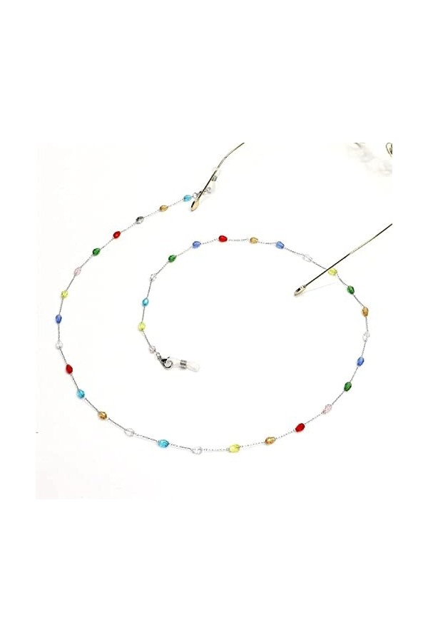 DSFEN Chaînes de Lunettes pour Femmes Longes Lunettes Chaînes de Lunettes pour Femmes Chaînes Porte-Lunettes élégantes Sangle