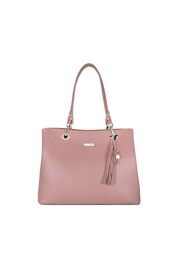 David Jones - Sac à Main Porté Epaule Femme - Cabas Fourre-Tout Cuir PU Souple Grande Capacité - Tote Shopper Bag Large Sac S