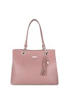 David Jones - Sac à Main Porté Epaule Femme - Cabas Fourre-Tout Cuir PU Souple Grande Capacité - Tote Shopper Bag Large Sac S