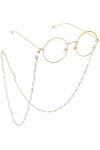 HAOLI Chaîne de Lunettes Perles de Lunettes Chaîne de Lunettes de Soleil Longe de Support de Ligne avec Corde rétro de Corde 