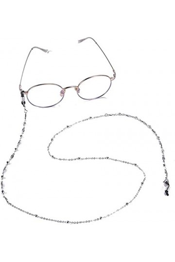 DSFEN Porte-Lunettes pour Femme chaîne perlée Sangle de Lecture Lunettes délicates pour Femmes Filles