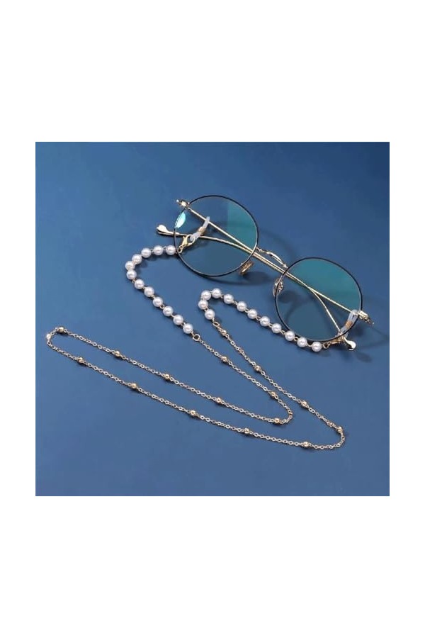 Sweden Chaîne de lunettes antidérapante, corde suspendue, chaîne polyvalente Color : D, Size : 75cm 