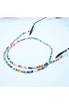DSFEN Chaîne de Lunettes antidérapante Chaîne de Perles colorées Porte-Lunettes Chaîne Porte-Lunettes de Soleil Accessoires d