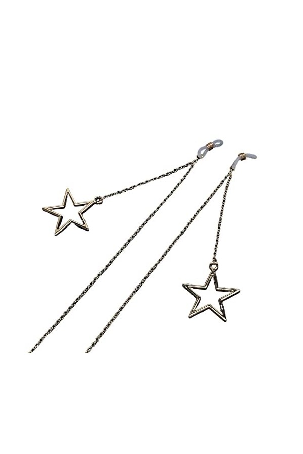 DITUDO Chaîne de Lunettes Lunettes chaînes de Lunettes for Femmes étoile évider Pendentif Collier en métal élégant Lunettes r