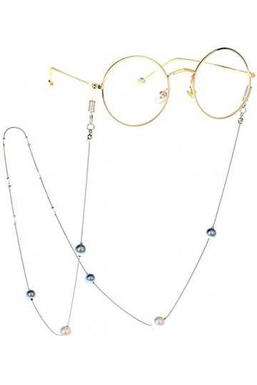 HaoLi Chaîne de Lunettes Chaînes de Lunettes Chaînes de Cordon de Lunettes pour Femmes Perles Lunettes de Cou Cordon de Cou P