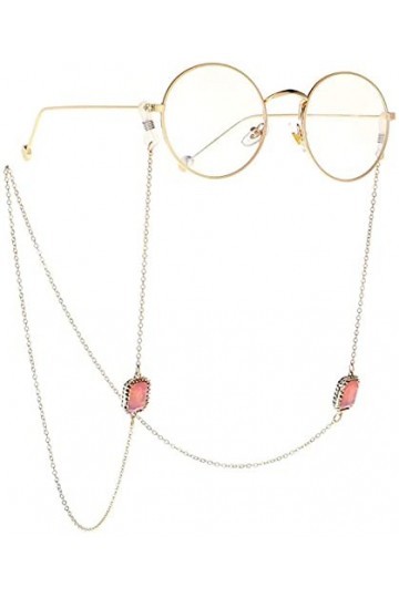 HaoLi Chaîne de Lunettes Supports de chaînes de Lunettes Chaînes de Cordon de Lunettes pour Femmes Perles de Baguette Corde à