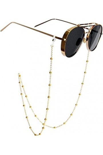 DSFEN Chaîne de Lunettes Porte-Cordon de Lunettes en Perles Anti-dérapant Lunettes de Soleil Sangle de Cordon Cordon de Lunet
