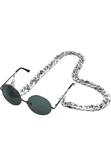 Femmes Hommes 70 cm Acrylique Rétro Design Bonbons Couleurs Lunettes Chaîne Titulaire Sangle Cordon