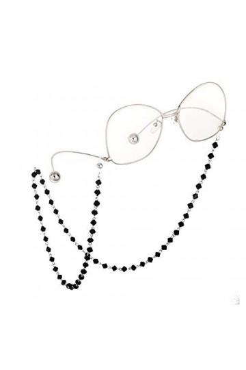 FOUNCY Chaîne de Lunettes Lunettes chaîne de Cristal Lunettes Lunettes Anti-dérapantes chaîne Lunettes Bracelet Rétro Lunette