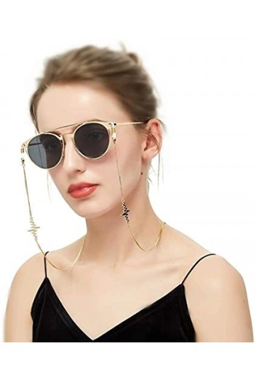 Chaînes de lunettes Or Chaîne de lunettes pour femmes Cordons de lunettes Sangle de lunettes Cordon de cou Chaîne antidérapan