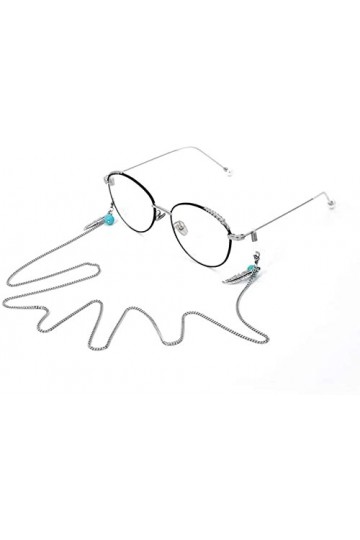 Chaînes de lunettes Chaîne de lunettes pour femmes Cordons de lunettes Sangle de cou Cordon Chaîne Argent Idéal pour la lectu