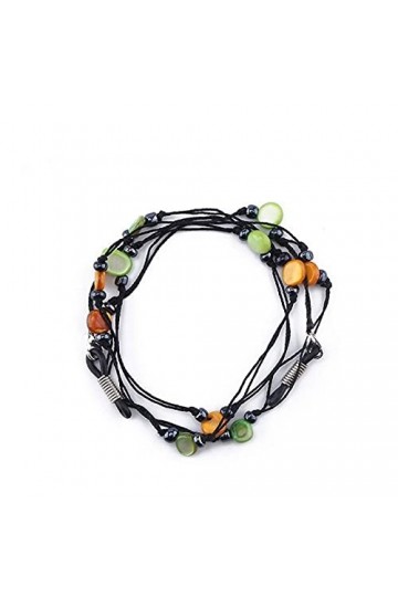 YANJ Mode Femmes Verre Chaîne Visage Chaîne Collier Sangle Antidérapant Porte-Lunettes Cordon Cou Lunettes De Soleil Sangle C