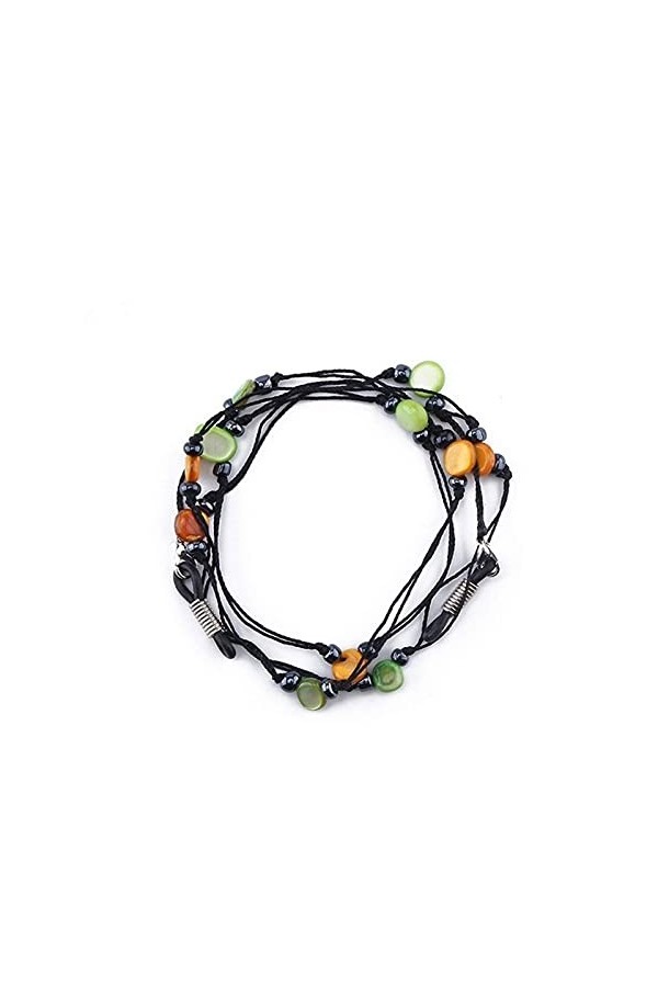 YANJ Mode Femmes Verre Chaîne Visage Chaîne Collier Sangle Antidérapant Porte-Lunettes Cordon Cou Lunettes De Soleil Sangle C